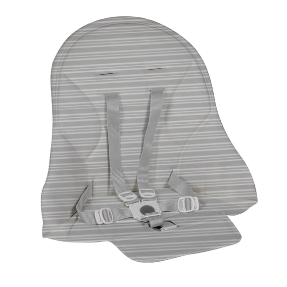 Tapizado gris Linear para silla alta Peg Perego