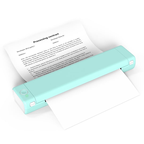 Phomemo Portable Printer Wireless For Travel, M08F-Letter BT Mobile Printer Support 8.5" X 11" US Letter, No-Ink Thermal Compact Printer, Compatible With Android And IOS Phone & Laptop