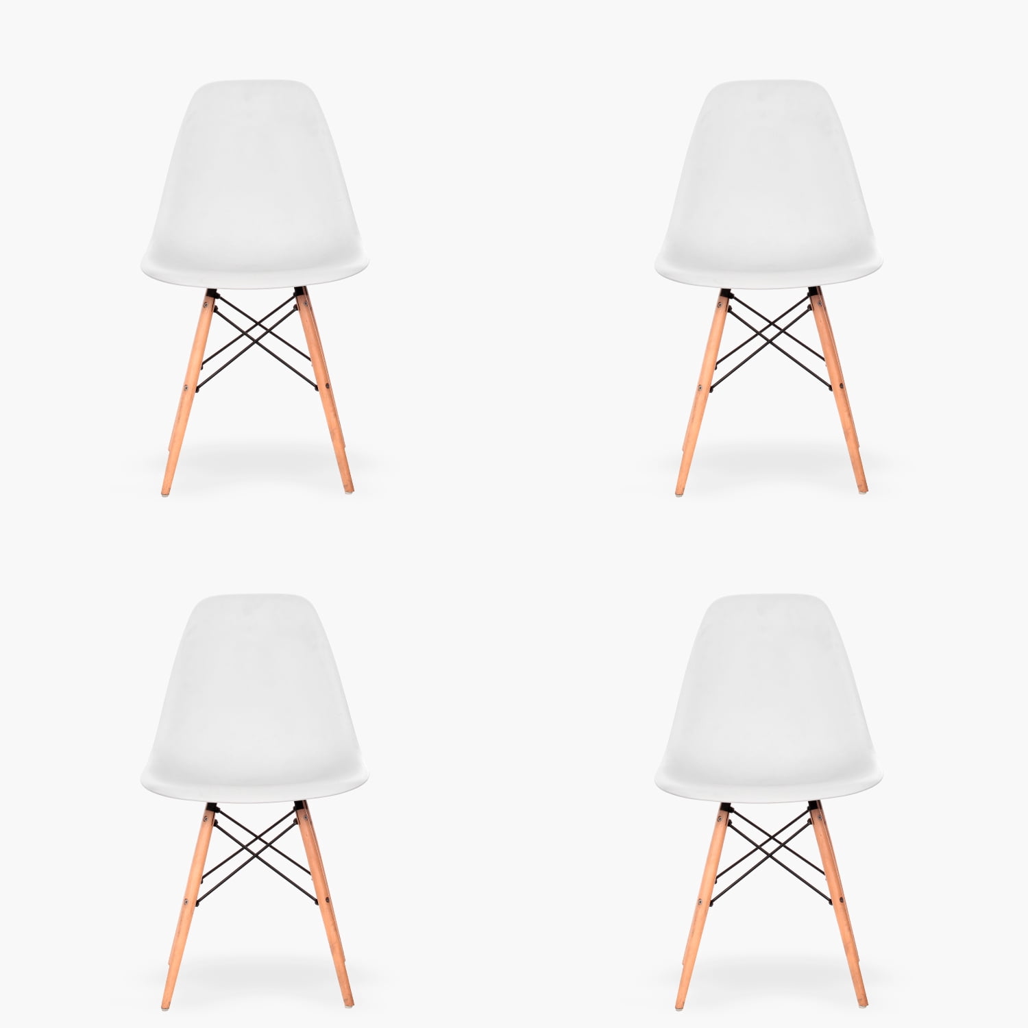 Form Design - Pack Eames Dsw X4 Blanco