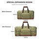 thumbnail image 4 of Bolsa de viaje Litvyak de lona verde militar, 50 litros, 4 of 7