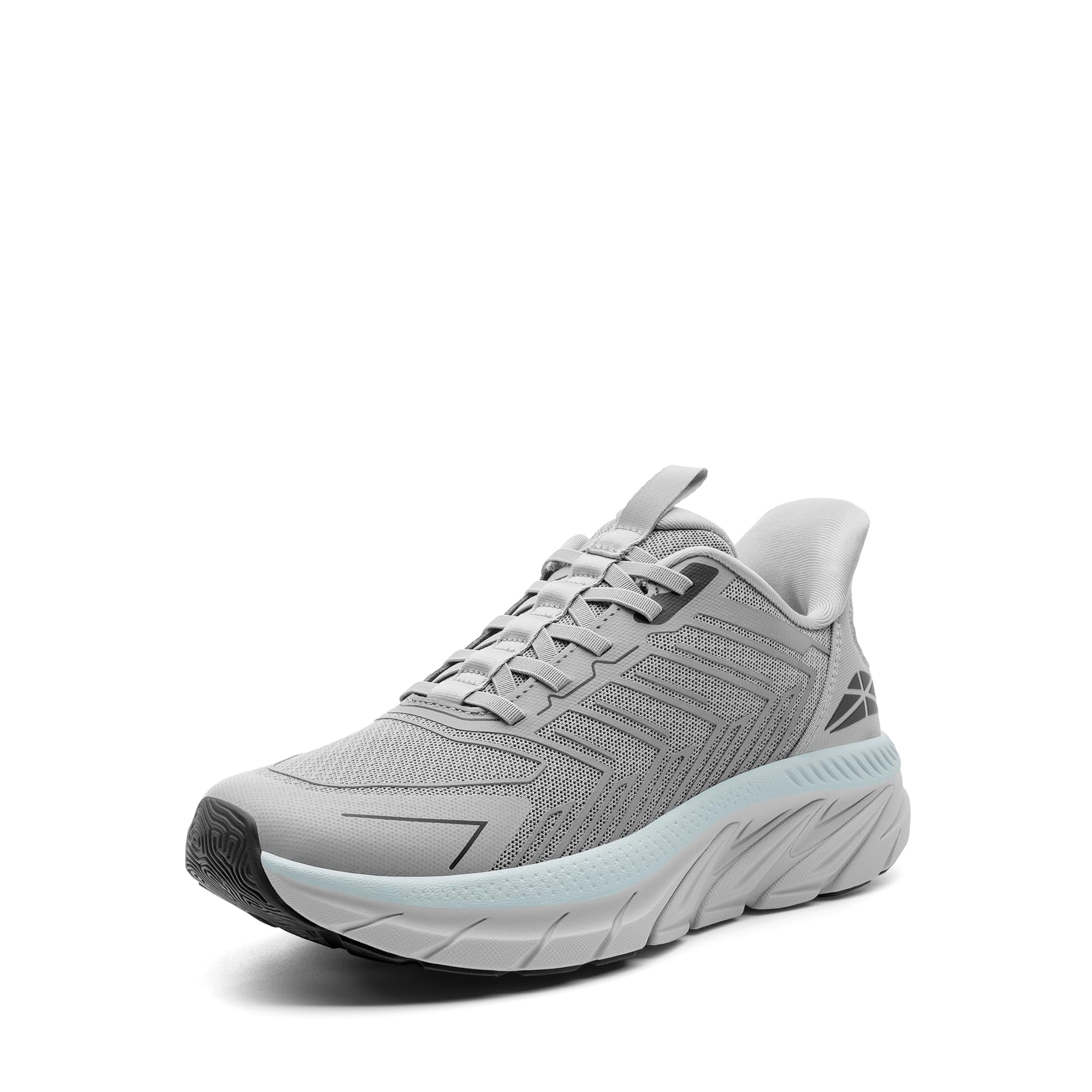 Zapatillas Deportivas Slip-on Para Mujer Allswifit Gris Talle 8