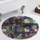 thumbnail image 5 of Pedri-theme Round Coral Fleece Floor Mat, Non-Slip Non-Shedding Washable Durable Area Rug for Living Room Bedroom Kids Room, 60CM, 5 of 6