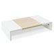 thumbnail image 1 of Soporte para monitor TEAMIX Wood con almacenamiento de 20 pulgadas, color blanco+arce, 1 of 6