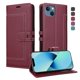 thumbnail image 2 of Premium Wallet Case for iPhone 14 Plus with Card Slots & Kickstand, Flip Cover Red, 2 of 6