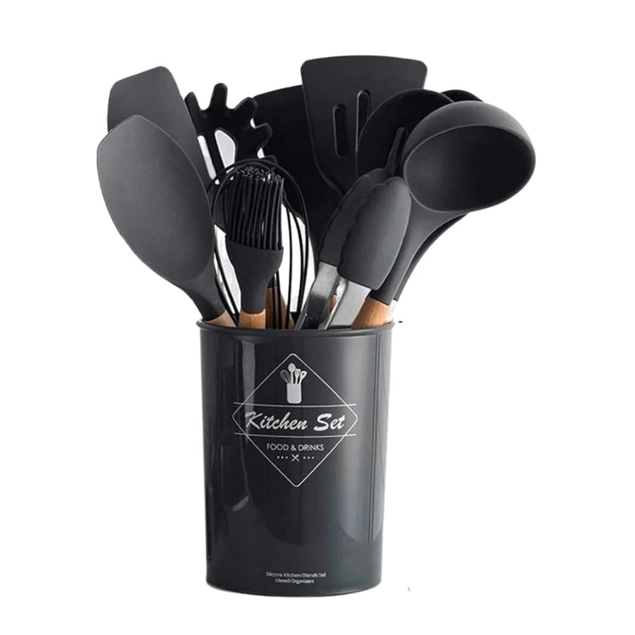 Genérico - Set Cocina 12 Pcs Silicona Antiadherentes Gastronomicos