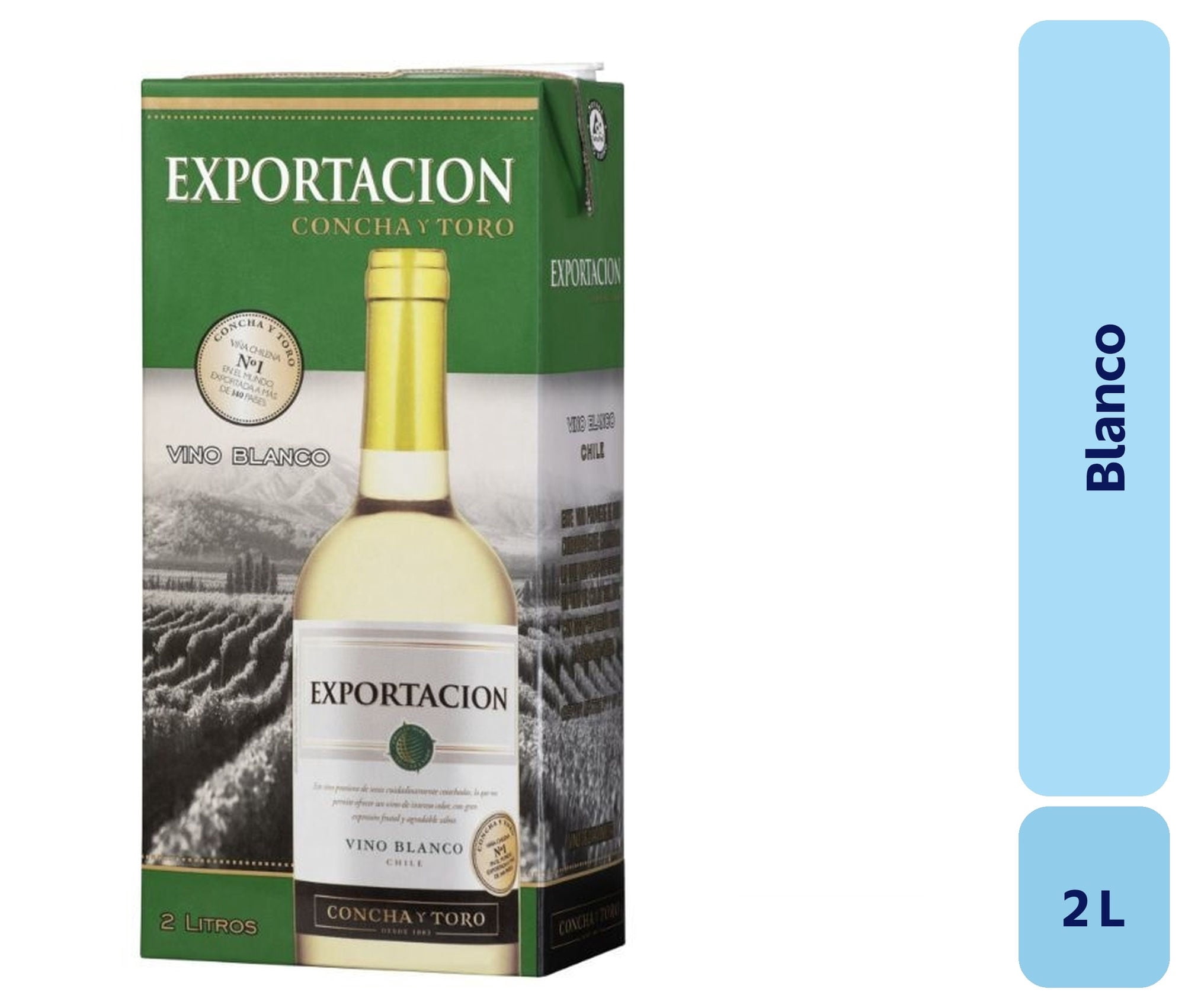 Vino Blanco Caja 2 L Exportacion