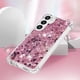 thumbnail image 4 of Funda Para Samsung Galaxy S24 Con Brillo Líquido, Protección Completa Y Soporte De Anillo Giratorio, 4 of 4