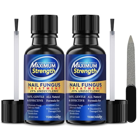 Tratamiento Para Hongos En Las Uñas De Los Pies Tobcharm Extra Strength, 2 Unidades