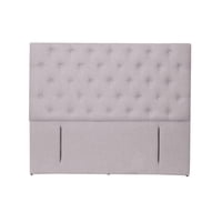 Latam Home - Respaldo Florencia Lino Gris Claro 2 Plazas