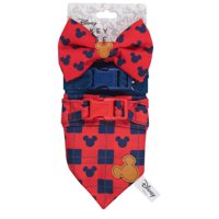 Total Click - Pack Bandana Y Moño Para Perros Mascotas Mickey Colores