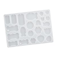 Bothyi - Troqueles De Placa De Identificación Para Colgantes Decorativos De Resina Resina Epoxi Para Fabricación De Manualidades