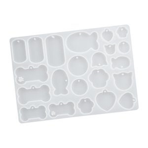 Bothyi - Troqueles De Placa De Identificación Para Colgantes Decorativos De Resina Resina Epoxi Para Fabricación De Manualidades