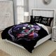 thumbnail image 3 of Nightmare Christmas Duvet Cover Quenn Size Set Her Jack His Sally Bedding Set 3 Pieces Soft Microfiber Quilt Cover, 3 of 5