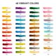 thumbnail image 2 of Set de acuarelas LIGHTWISH 48 colores con pincel, 2 of 9