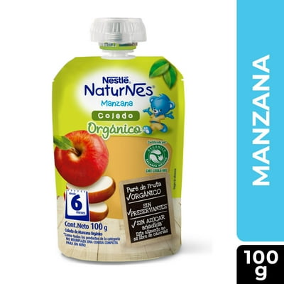 Compota Orgánica Manzana 100 G Nestlé Naturnes