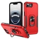 thumbnail image 1 of Para Apple iPhone 17e / iPhone 16e Funda con Soporte de Anillo Metálico de Rotación de 360° [Soporte Magnético para Auto] a Prueba de Golpes Resistente Protección de Cuerpo Completo de Alta, 1 of 8