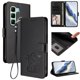 thumbnail image 2 of Infinix Hot 50 5G Funda Billetera con Estampado de Gato, Negro, 2 of 6