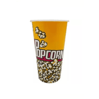 Genérico - Pack 24 Vasos Plásticos Cabritas Popcorn 18X11Cm