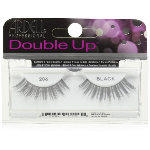Pestañas Ardell Double Up 206 100% cabello humano reutilizables
