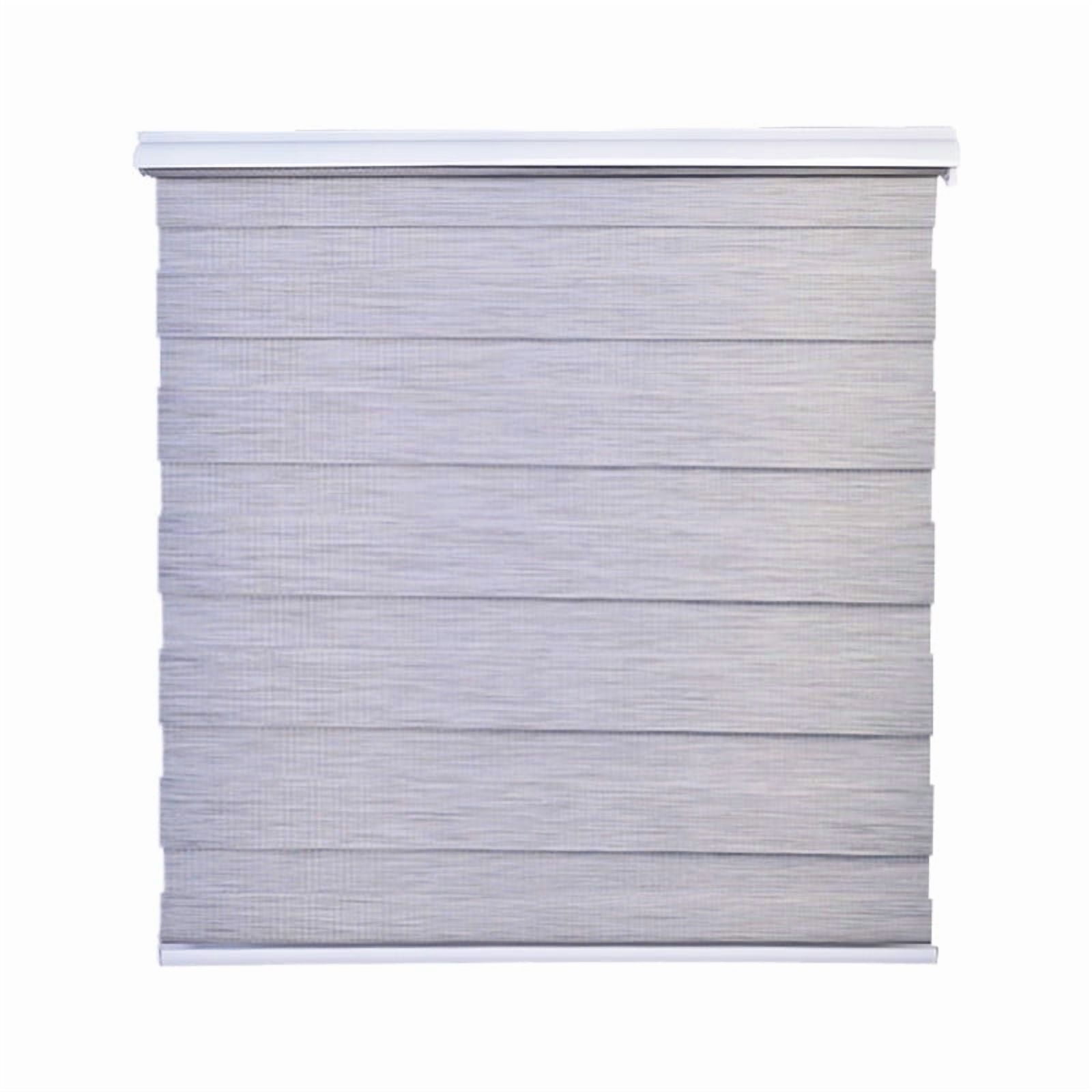 Cortina Roller Duo Zebra Dia Y Noche 140 X 200 Cm Gris Claro Jaspeado Guiza