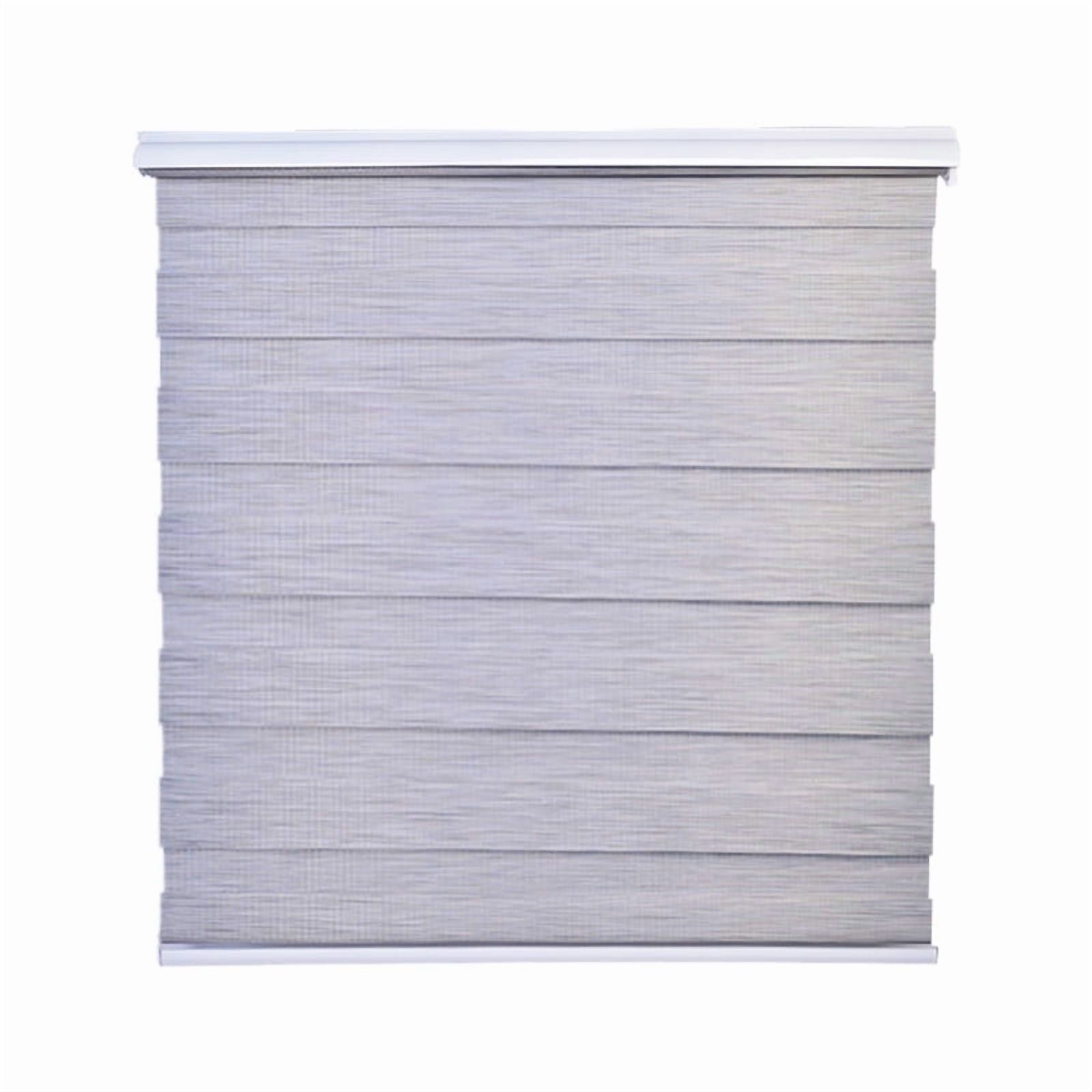 Cortina Roller Duo Zebra Dia Y Noche 80 X 200 Cm Gris Claro Jaspeado Guiza