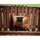 thumbnail image 2 of Almohada Decorativa Black Pug Fall 14x14, 2 of 6