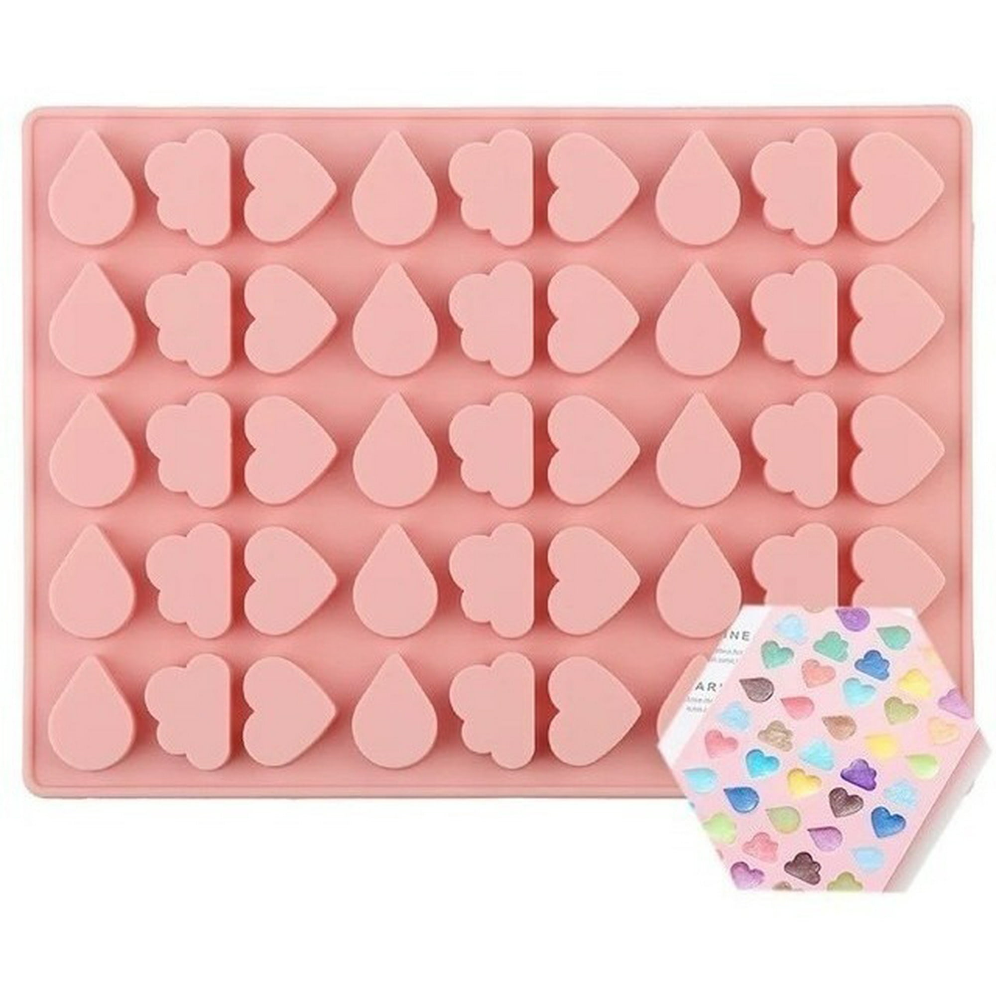 Genérico - Molde Silicona Moldes Silicona Gomita Corazon Nubes Gotas