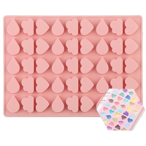 Genérico - Molde Silicona Moldes Silicona Gomita Corazon Nubes Gotas