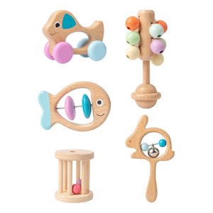 Magideal - 5 Sonajeros Sensoriales Para El Hogar, Actividades De Coordinación Mano-Ojo, Rompecabezas Para Sala De Estar, Juguetes Educativos, Regalos, Sonajeros,