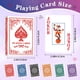 thumbnail image 3 of Cartas de juego Wkchxd, paquete de 12, tamaño póker jumbo, impresión grande, 3 of 8