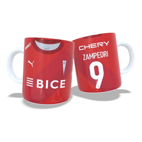 Arumistorechile - Tazon Taza Zampedri Universidad Católica 2024 Roja