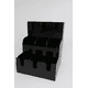 thumbnail image 3 of Organizador Portavasos de Acrílico Negro – 3 Compartimientos, 3 of 3