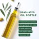thumbnail image 3 of Botella AOZITA de 500 ml para aceite de vidrio, transparente, 3 of 8