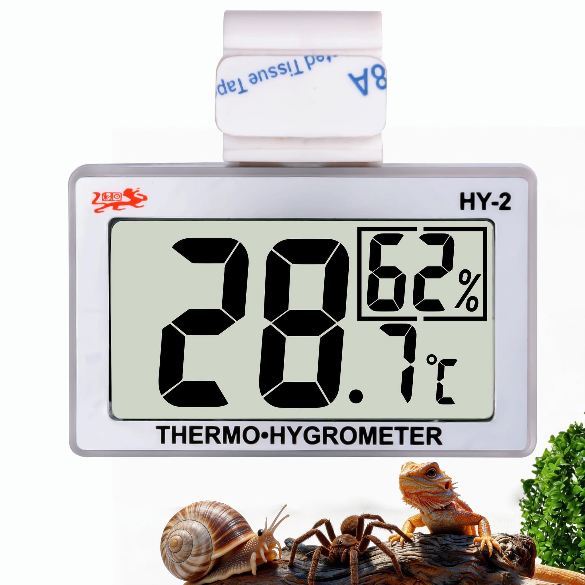 Higrómetro Digital Termómetro JLENOVEG HY-2 para Reptiles