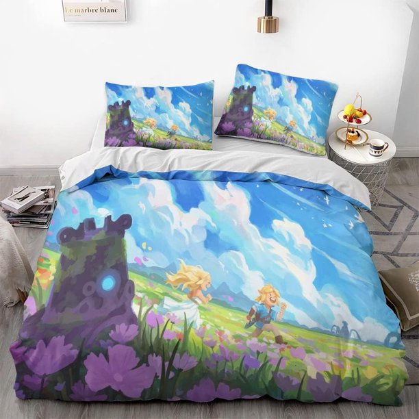 The Legend of Zeld-a Game Duvet Cover Set 3D Bedding Comforter Cover Bedding Set