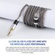 thumbnail image 3 of Cable IEM Linsoul Tripowin Zonie de 16 hilos plateado 1.25 m, 3 of 8