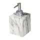 thumbnail image 4 of Dispensador De Jabón Líquido Para Manos Con Bomba Para Encimera De Hotel, Baño, Cabezal Plateado Y Blanco, 4 of 5