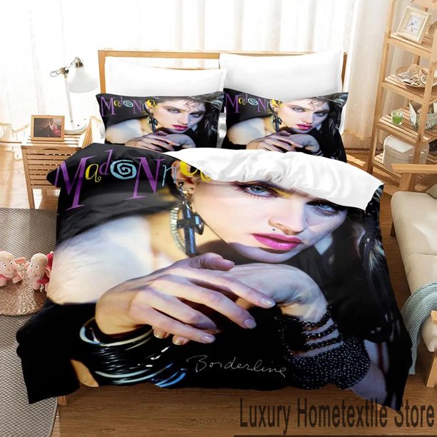 Singer Madonna Bedding Set, Duvet Cover Comforter Bed Set Quilt Cover Pillowcase