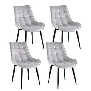 Klik Muebles - Pack De 4 Sillas Macron Terciopelo - Gris