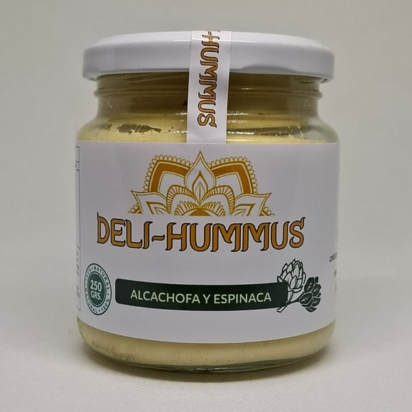 Hummus Alcachofa y espinaca