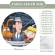 thumbnail image 2 of Inspector Gadget-theme Fitted Round Tablecloths Elastic Edged Table Covers Waterproof Table Cloth for Kitchen Holiday Party Tables Decor 120cm, 2 of 6