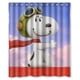 thumbnail image 1 of Cortina de ducha con diseño de perro Snoopy, juego de cortinas de baño con ganchos, tamaño 60 x 72 pulgadas, 1 of 3