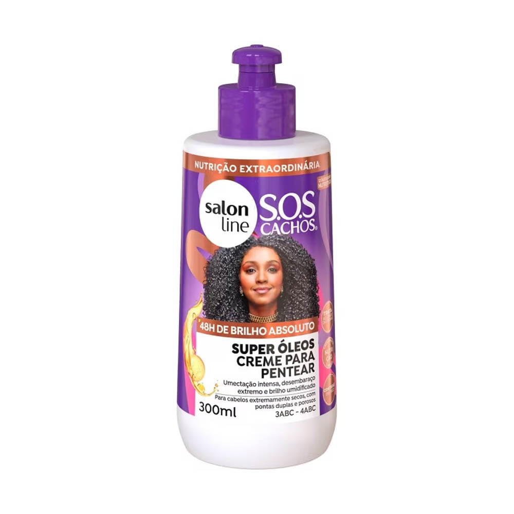 Salon Line - Crema De Peinar Super Oleos Nutritivo 300ml
