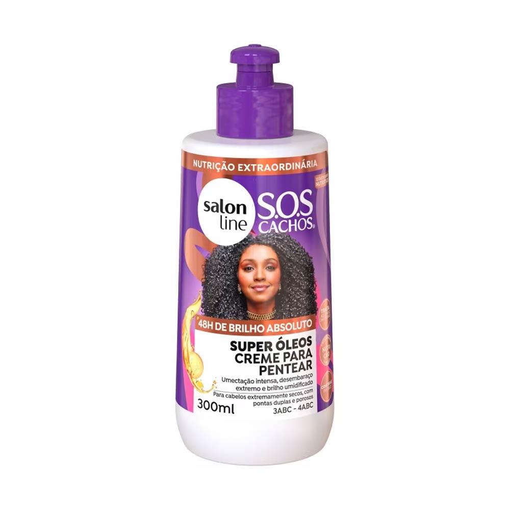 Salon Line - Crema De Peinar Super Oleos Nutritivo 300Ml