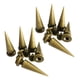 thumbnail image 3 of 10pcs cono de cobre atornillar espárrago artesanal punta de cuero remaches de bronce, 3 of 3