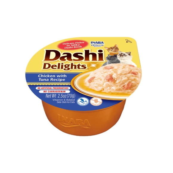 Churu Dashi Delights Pollo y Atún 70g Snack Húmedo Gato