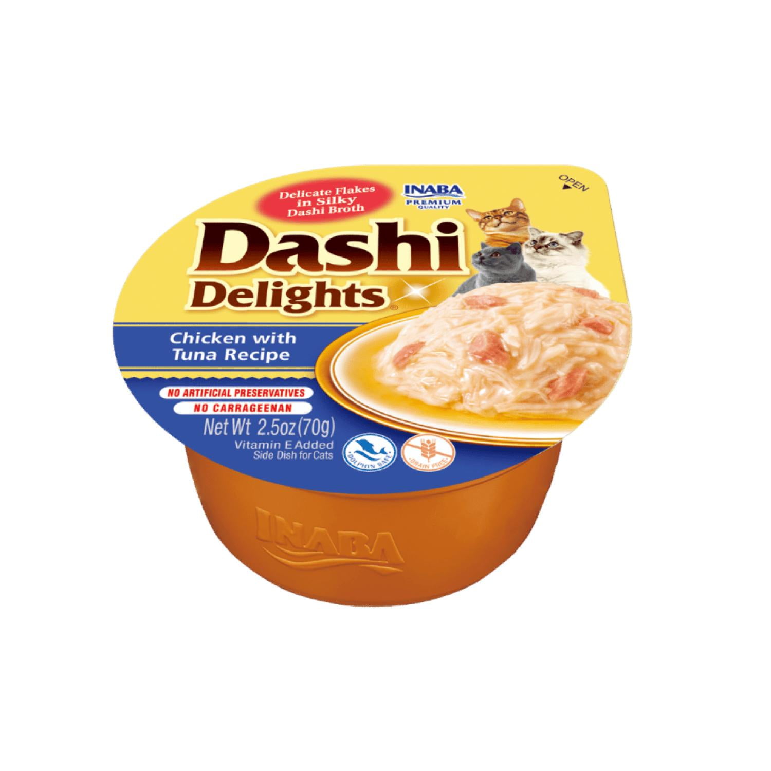 Churu Dashi Delights Pollo y Atún 70g Snack Húmedo Gato