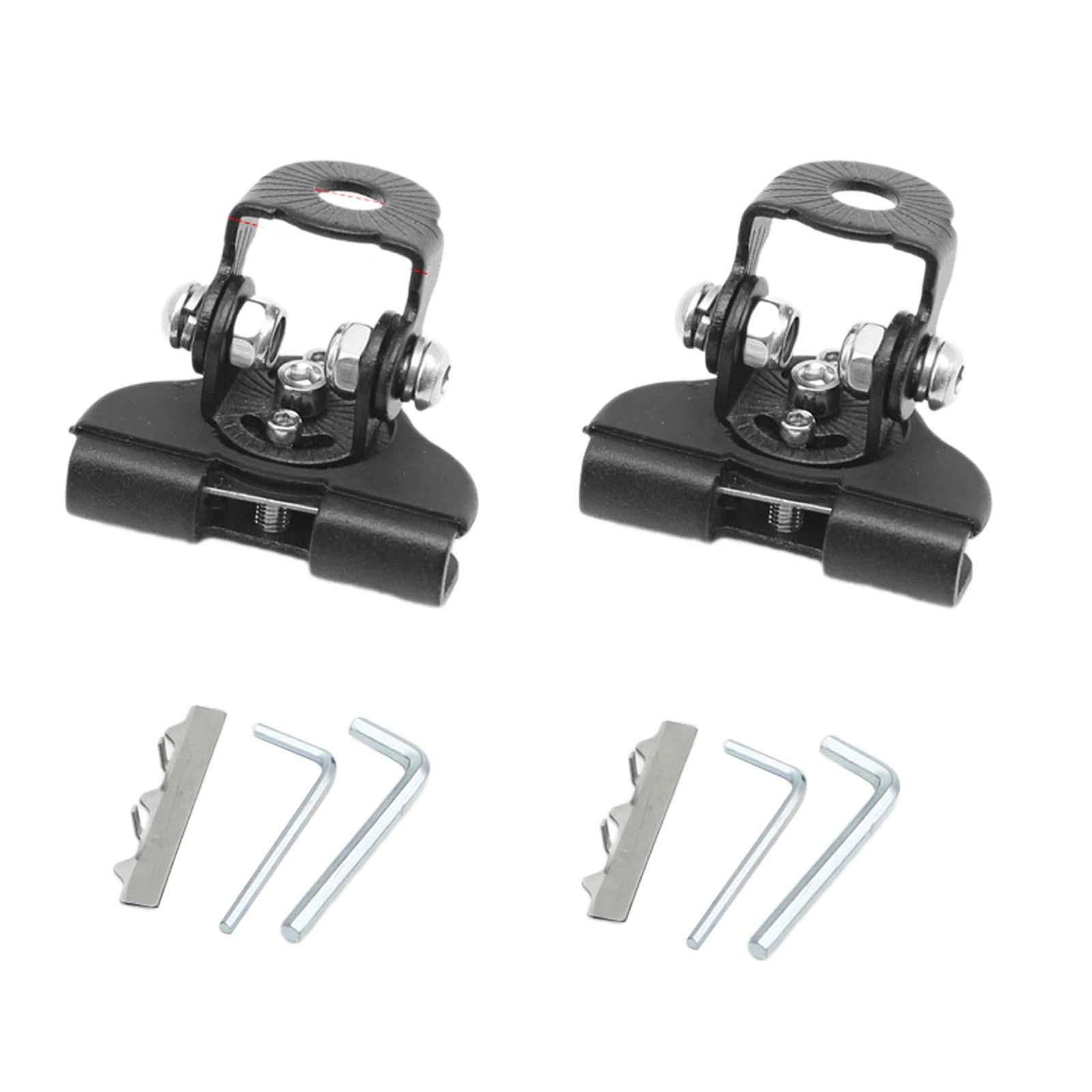 Magideal - Soportes De Montaje De Barra De Luces Led Genéricos De 2 Piezas, Soportes De Soporte De Luz De Trabajo Led, Soportes De Luz De Montaje De Capó Para Negro