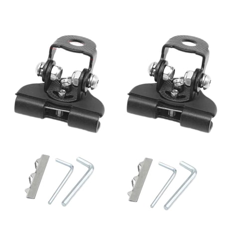 Magideal - Soportes De Montaje De Barra De Luces Led Genéricos De 2 Piezas, Soportes De Soporte De Luz De Trabajo Led, Soportes De Luz De Montaje De Capó Para Negro