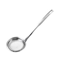 Magideal - Cuchara Ranurada De Acero Inoxidable, Colador De Alimentos, Accesorios De Cocina, Malla Fina Profesional, Malla De Acero Inoxidable Para Desnatar L